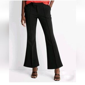 Future Collective Black Women's Mid-Rise Flare Pants Plus Size 28W/30W